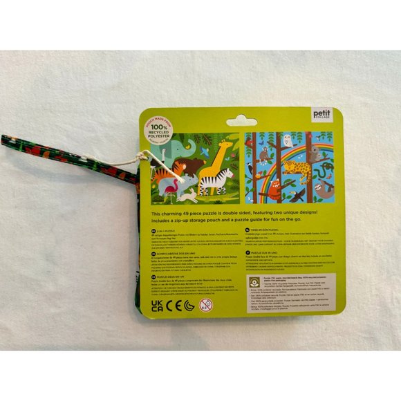 Petit Collage – Two Sided Animal Menagerie On-The-Go Puzzle - Picture 8 of 8